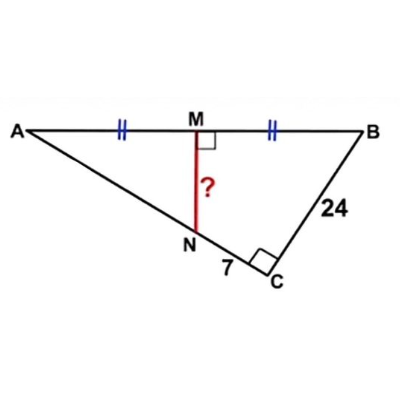 Line Segment MN = 15 | Desmos