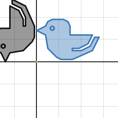 Rotating polygon bird | Desmos