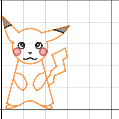 Pikachu Head | Desmos