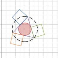 Triangle and Square rotate | Desmos