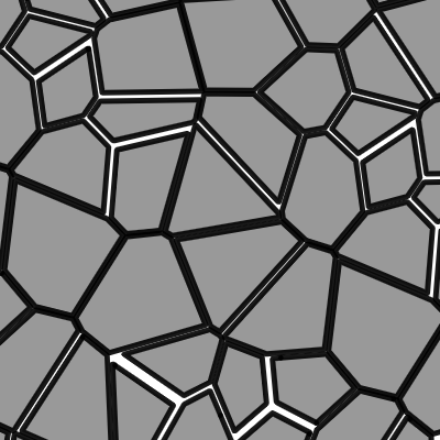 Voronoï diagram - with hash | Desmos